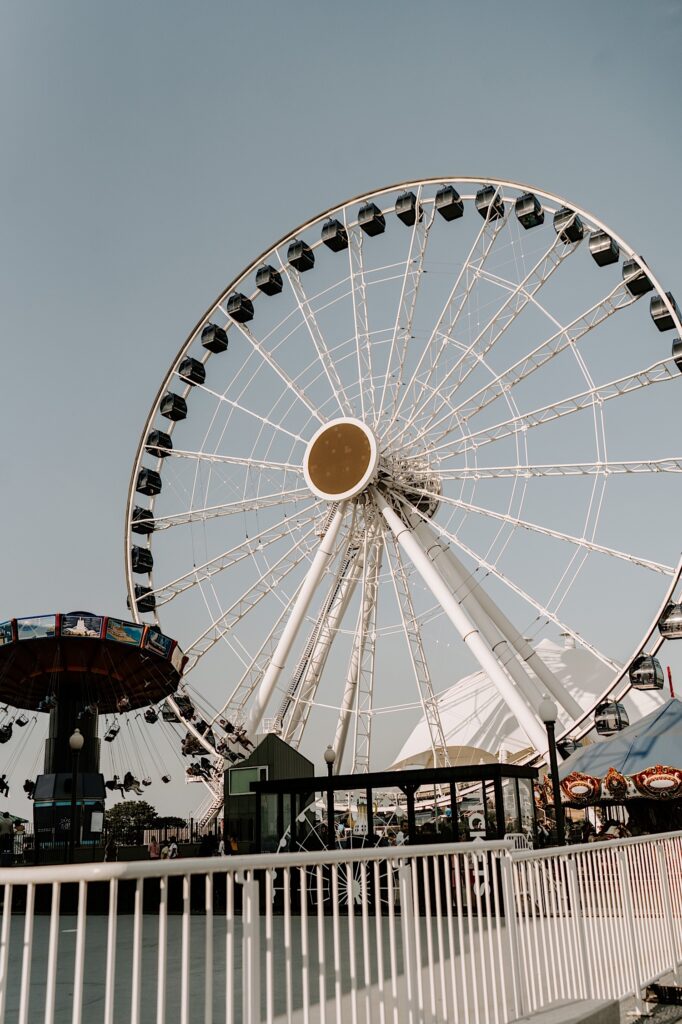 Photograph of the Ferris Wheel at Navy Pier in Chicago
